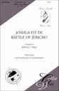 Joshua Fit de Battle of Jericho TTB choral sheet music cover